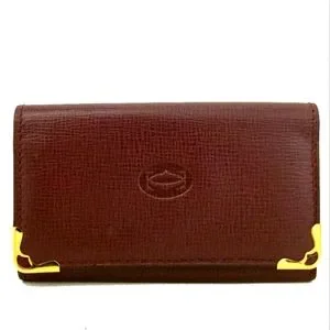キーケース・キーリング Cartier 6-KEY KEY RING, MUST DE CARTIER CRL3001359 - 6-Key Key Ring, Must de Cartier - Black